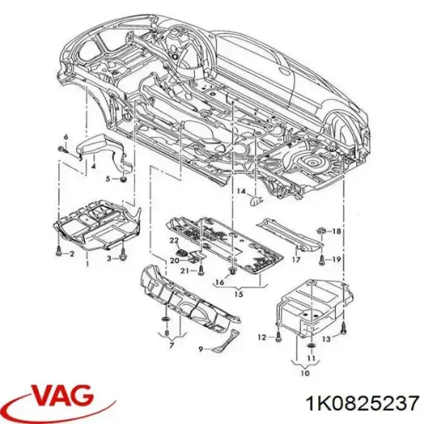 Защита двигателя передняя CVR98379 Magneti Marelli