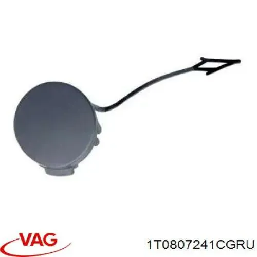  Заглушка буксировочного крюка Volkswagen Touran 2