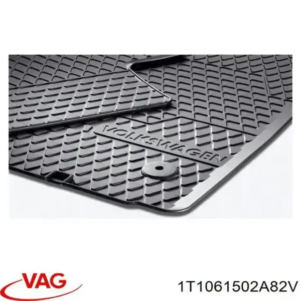 Передние коврики 1T1061502A82V VAG