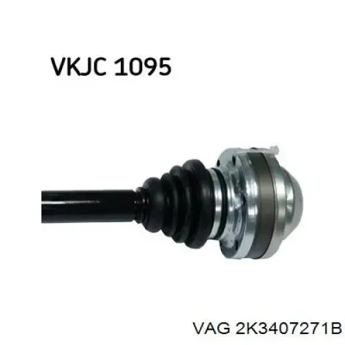 Левая полуось 2K3407271B VAG