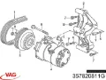 Муфта компрессора кондиционера VAG 357820811G