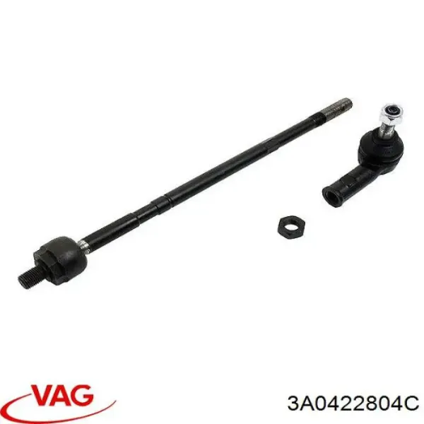 Тяга рулевая в сборе правая 3A0422804C VAG