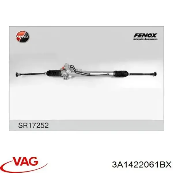 Рулевая рейка 3A1422061BX VAG
