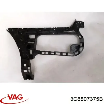 Кронштейн бампера заднего левый VAG 3C8807375B