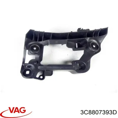 Направляющая заднего бампера левая VAG 3C8807393D