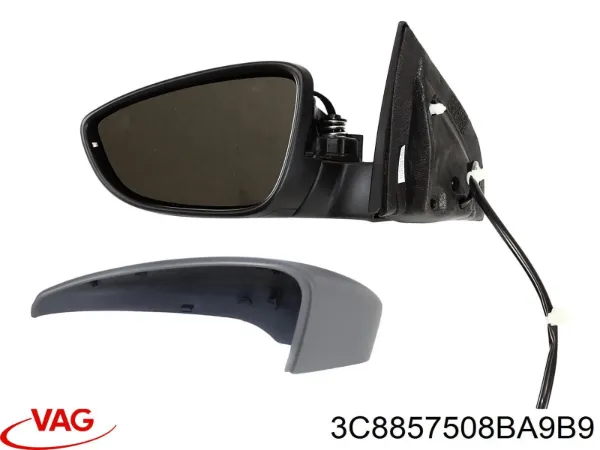 Правое зеркало 3C8857508BA9B9 VAG