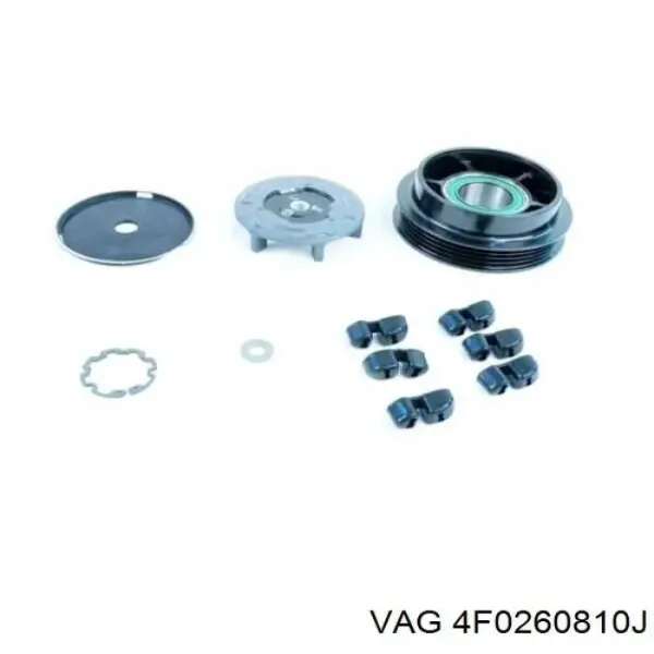 Шкив компрессора кондиционера 4F0260810J VAG
