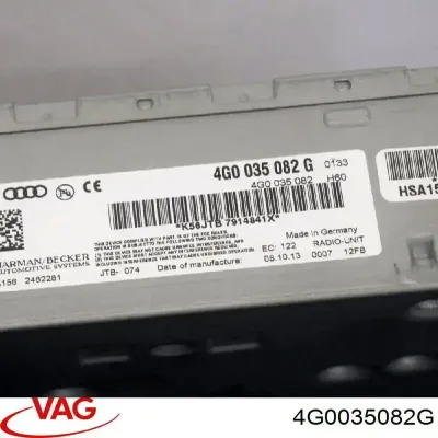 Магнитола (радио AM/FM) VAG 4G0035082G