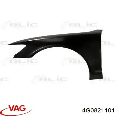Крыло переднее левое VAG 4G0821101