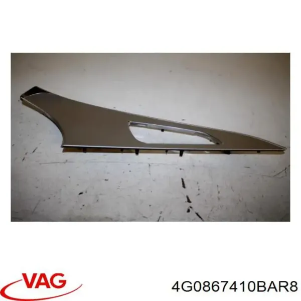 Облицовка внутренней ручки двери передней правой 4G0867410BAR8 VAG