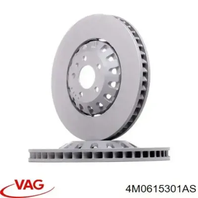 Диск тормозной передний VAG 4M0615301AS