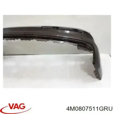 Бампер задний, верхняя часть VAG 4M0807511GRU
