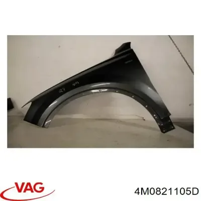 Крыло переднее левое VAG 4M0821105D
