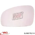 Стекло левого зеркала заднего вида VAG 5J0857521