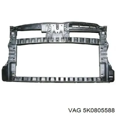 Суппорт радиатора в сборе (монтажная панель крепления фар) VAG 5K0805588