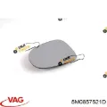 Стекло левого зеркала заднего вида VAG 5M0857521D