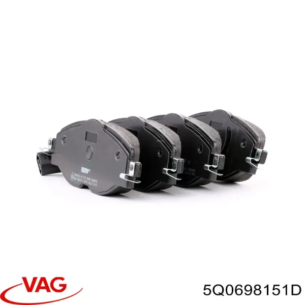 Купить 5Q0698151D VAG Колодки тормозные