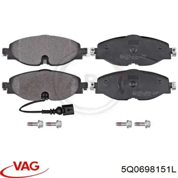 5Q0698151L VAG Колодки передние