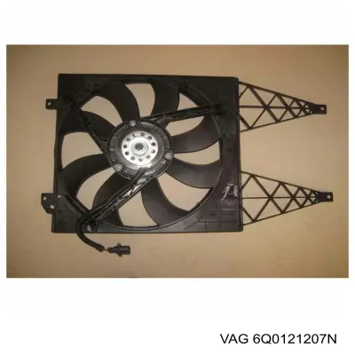 Диффузор радиатора кондиционера VAG 6Q0121207N