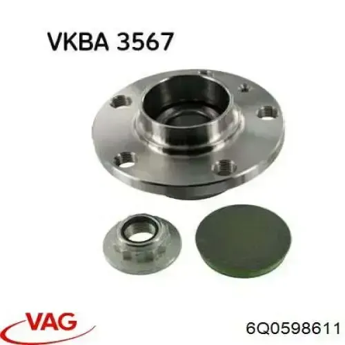 Ступицы задних колес VAG 6Q0598611 цена, от
