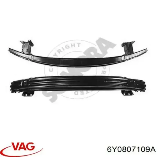 Усилитель переднего бампера 6Y0807109A VAG