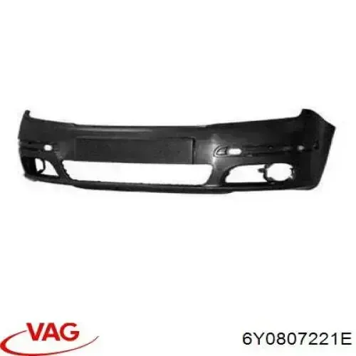 Передний бампер 6Y0807221E VAG