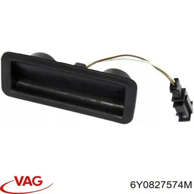 Ручка крышки багажника (двери 3/5-й задней) наружная VAG 6Y0827574M