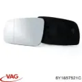 Стекло левого зеркала заднего вида VAG 6Y1857521C