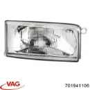 Стекло фары правой VAG 701941106