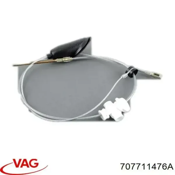 707 711 476 A VAG Трос ручного тормоза передний