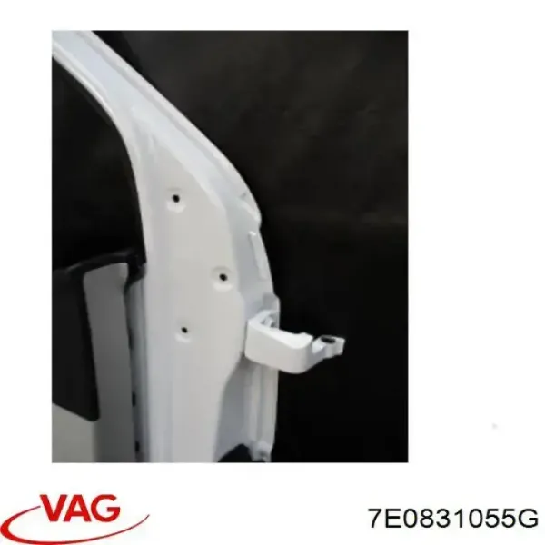 Водительская дверь на Volkswagen Multivan T5 7HM, 7HN, 7HF, 7EF, 7EM, 7EN