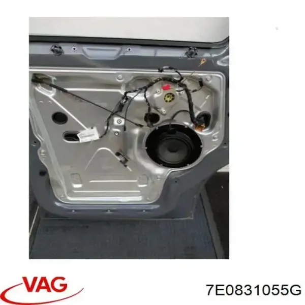  Дверь передняя левая Volkswagen Multivan 