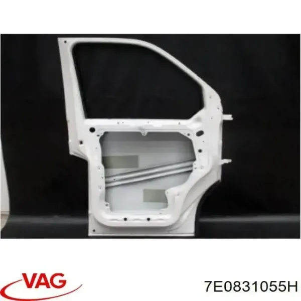 Водительская дверь на Volkswagen Multivan T5 7HM, 7HN, 7HF, 7EF, 7EM, 7EN