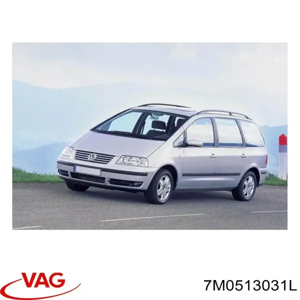 Амортизатор задний 7M0513031L VAG