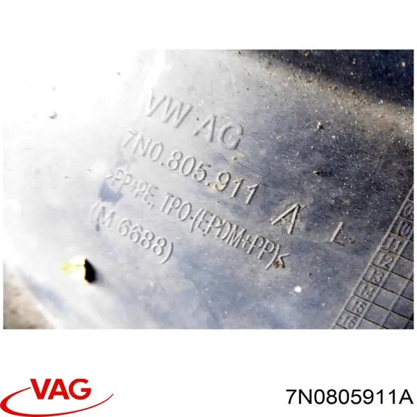 Подкрылок передний левый 9552FL1 Polcar