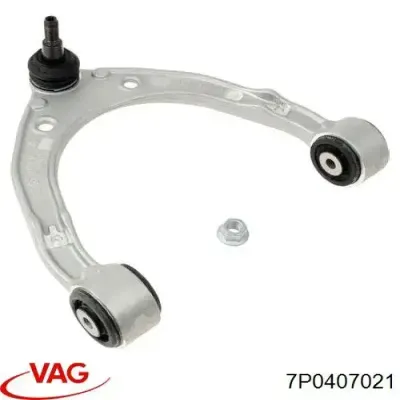 Рычаг передней подвески верхний левый/правый VAG 7P0407021