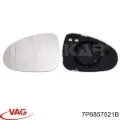 Стекло левого зеркала заднего вида VAG 7P6857521B