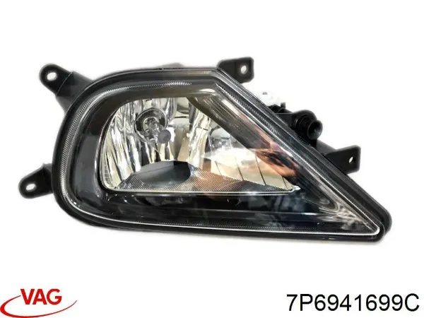  Фара противотуманная левая Volkswagen Touareg 2