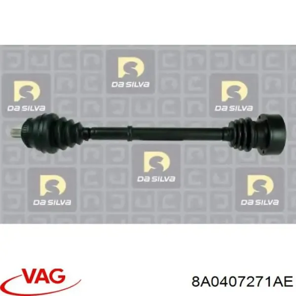 Левая полуось 0022538 GKN-Spidan