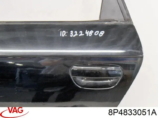 Дверь задняя левая Audi A3 8P1