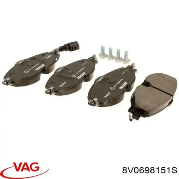 Купить 8V0698151S VAG Колодки тормозные