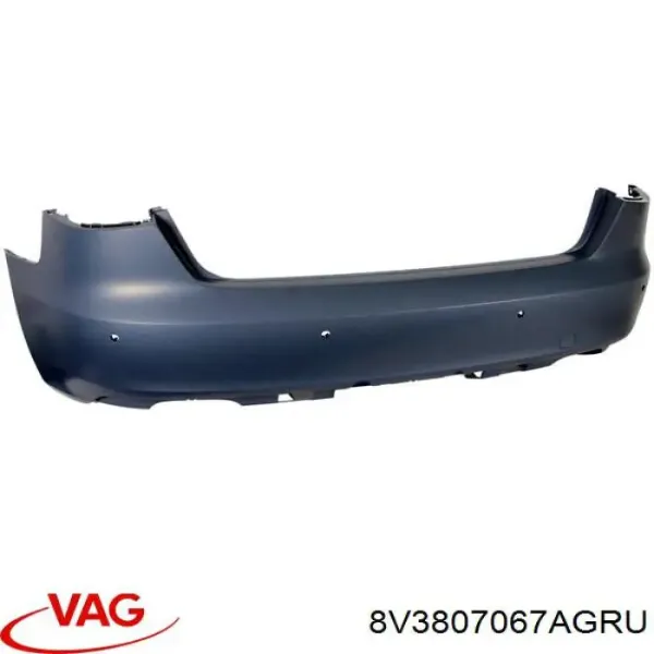 Задний бампер 8V3807067AGRU VAG