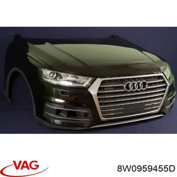 Купить 8W0959455D VAG Электровентилятор охлаждения в сборе (мотор+крыльчатка) левый
