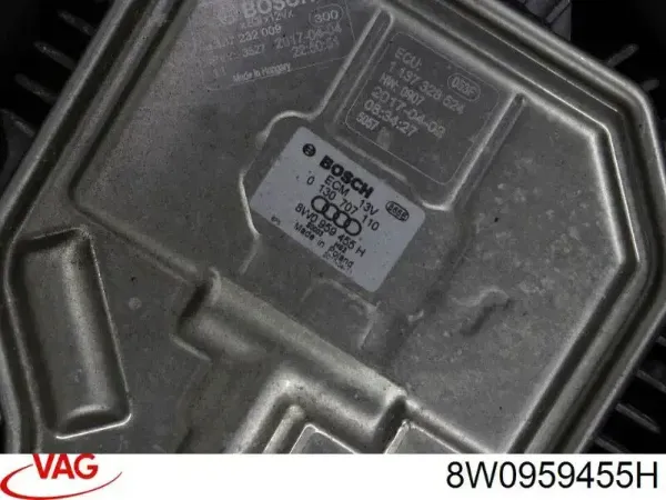 8W0959455H VAG Вентилятор системы охлаждения левый