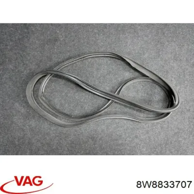 Уплотнитель двери задней левой (на кузове) VAG 8W8833707