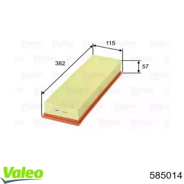 Воздушный фильтр 585014 VALEO