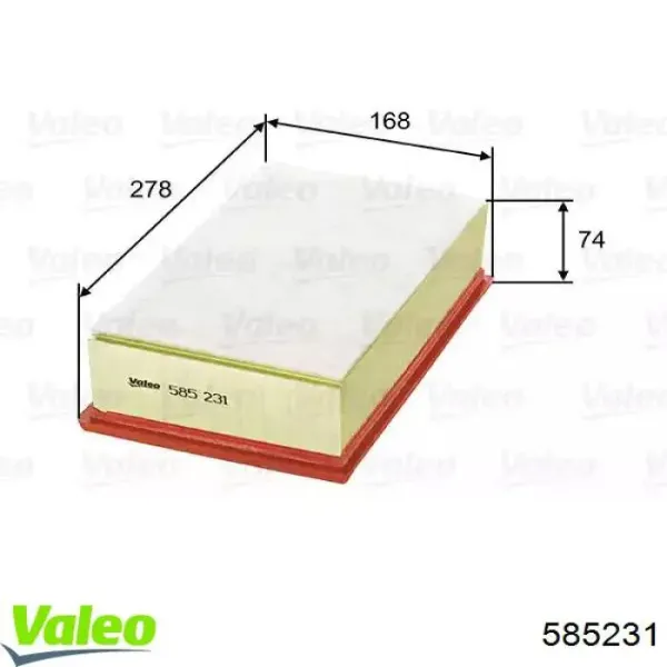 Воздушный фильтр 585231 VALEO