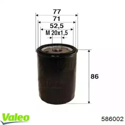 586002 VALEO Масляный фильтр двигателя