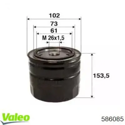 586085 VALEO Масляный фильтр двигателя