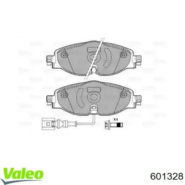 Колодки VALEO 601328 цена, от